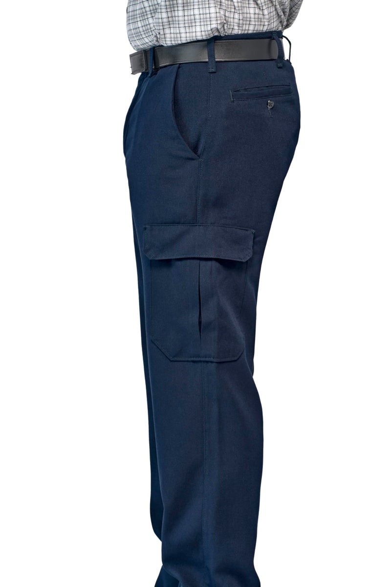 Bulwark FR Mens Lightweight Cargo Work-utility-pants, Navy, 32W X 30L US - Image 4